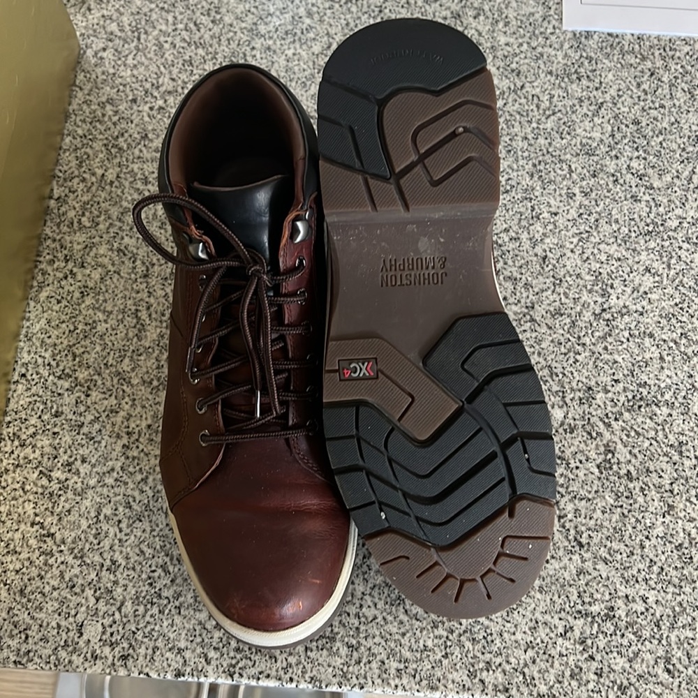 Johnston&Murphy shoes, brown in color. - Picture 3 of 4